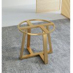 Industrial pipe metal table and chair set