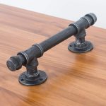 industrial pipe furniture legs heavy duty metal table base"