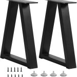 Metal table legs industrial style