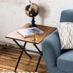 Industrial pipe metal table and chair set