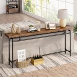 Industrial pipe metal table and chair set