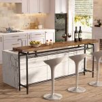 Industrial pipe metal table and chair set