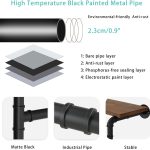 industrial pipe furniture legs heavy duty metal table base"⁠